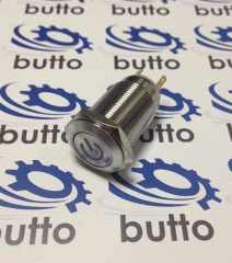 16 mm Power Işıklı Yaylı Metal Buton IP67