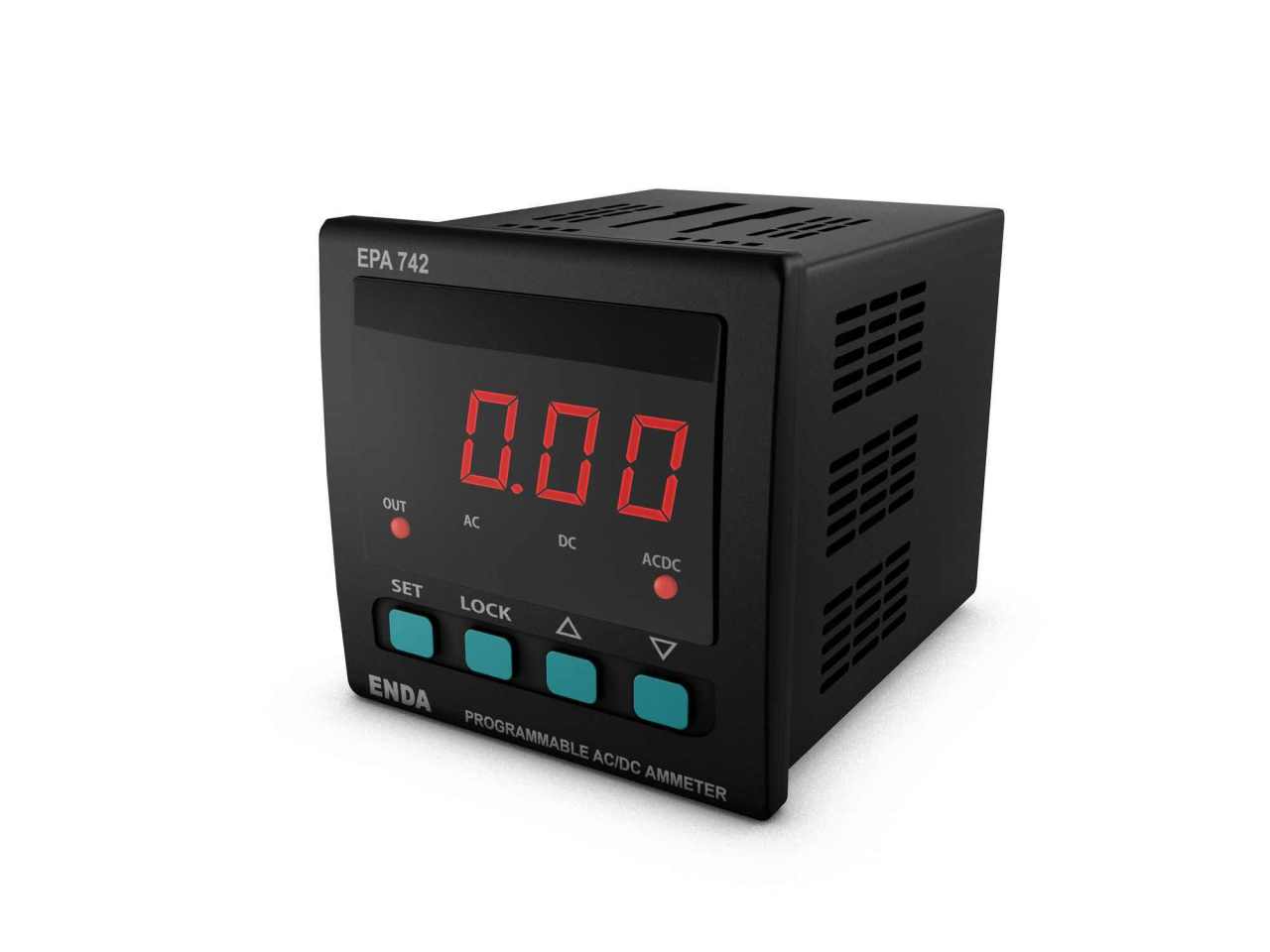 EPA742-R-SM 9-30VDC/7-24VAC Ampermetre AC/DC Röle Çıkışlı 72x72