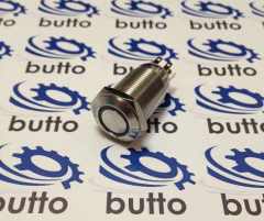 16 mm Işıklı Yaylı Metal Buton IP67