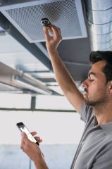 Testo 410i Akıllı Telefon ile Kullanılabilen Pervaneli Anemometre