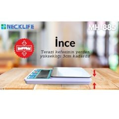 Necklife MH-885 Dijital Hassas Terazi (3KG / 0.01GR)