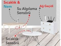 TFA WH305-B Su Baskın Dedektörlü Akıllı Sıcaklık ve Nem Takip Seti
