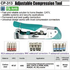 Proskit Cp-313 F Konnektör Sıkma Pensesi