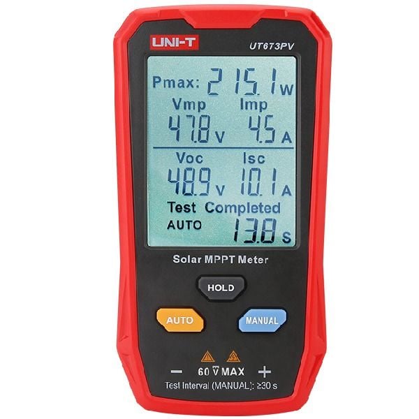 Unit UT673PV Güneş MPPT Ölçer