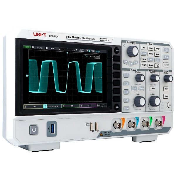 Unit UPO1104 100Mhz 4 Kanal Dijital Fosfor Osiloskop