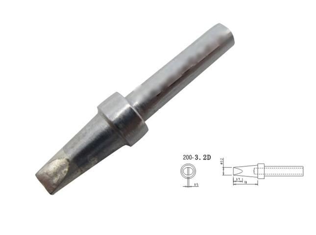 200-3,2D 203H Havya İçin 3.2mm Havya Ucu