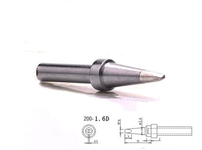 200-1,6D 203H Havya İçin 1.6mm Havya Ucu