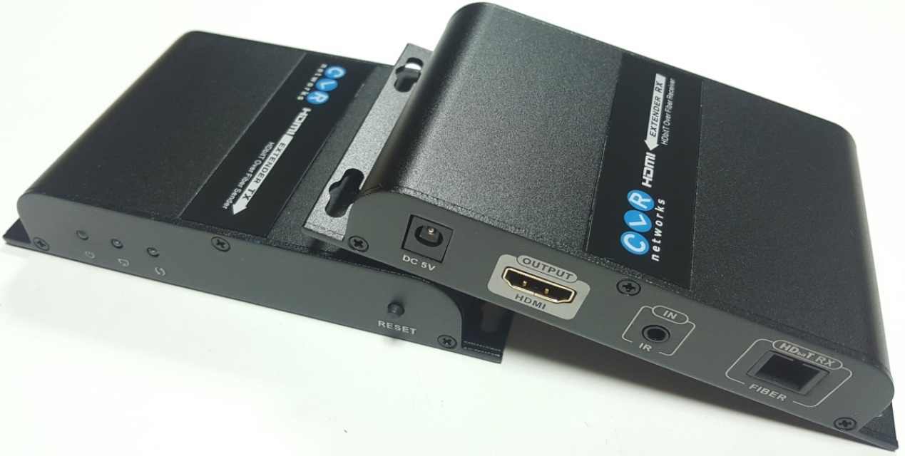 HDMI HDBit Video + Audio to Fiber Optik Çevirici Singlemode 20 Km