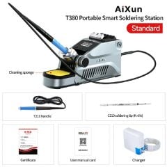 AiXun T380 80W Mini Taşınabilir Şarjlı Havya İstasyonu