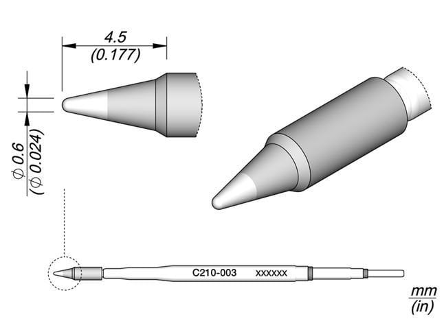 JBC C210-003 Lehimleme Havya Ucu