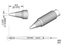 JBC C210-003 Lehimleme Havya Ucu