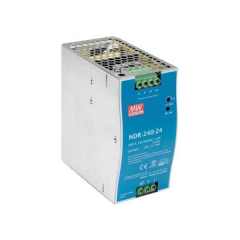 MeanWell 240W 24VDC 10.5A Ray Montaj Güç Kaynağı