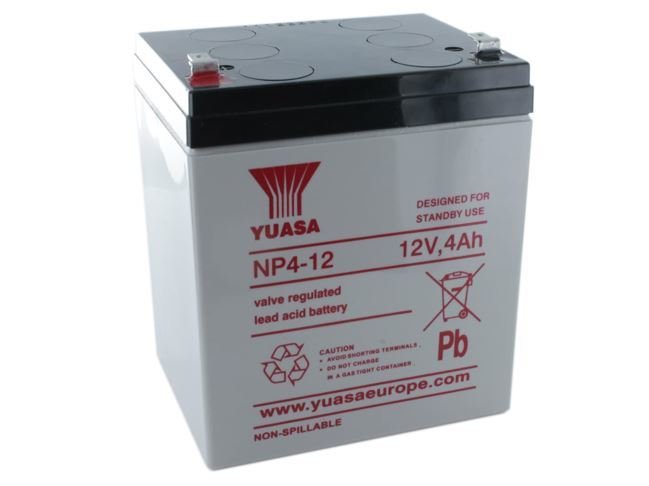 YUASA 12V 4Ah Bakımsız Kuru Akü