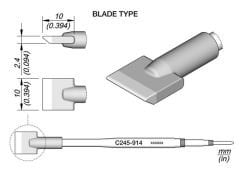 Jbc C245-914 Balta Tip Havya Ucu