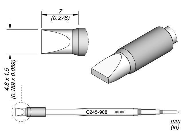 Jbc C245-908 Tornavida Tip Havya Ucu