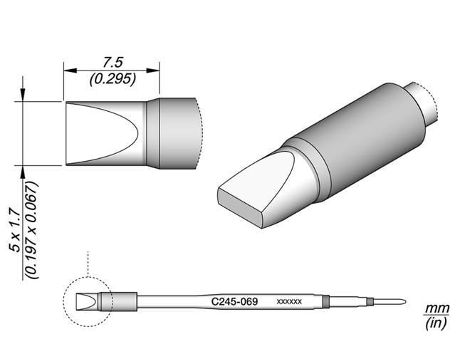Jbc C245-069 Tornavida Tip Havya Ucu