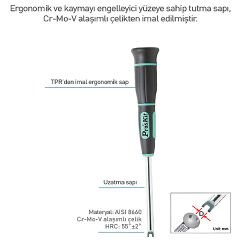 Proskit SD-2404 4 Parça Çatal Tornavida Seti