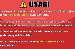 Su Kalitesi Ölçüm Cihazı Seti İletkenlik ve Ph