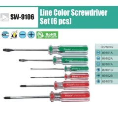 Proskit SW-9106 6 Parça Tornavida Seti