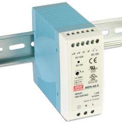 MeanWell 60W 24VDC 2.5A Ray Montaj Güç Kaynağı