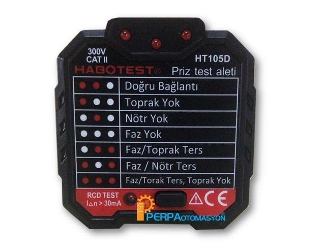HT 105D Priz Test Aleti