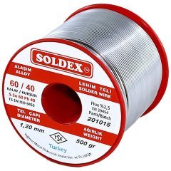 Soldex Sn60 Pb40 1,20mm 500Gr Lehim Teli