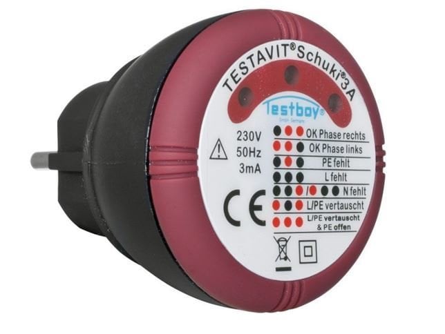 Testboy Testavit Schuki 3A Priz Test Cihazı