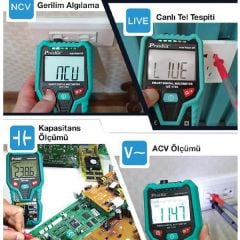 Proskit MT-1708 Akıllı Dijital Multimetre