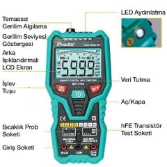 Proskit MT-1708 Akıllı Dijital Multimetre