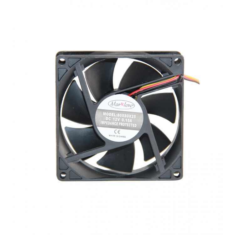 FAN 80X80X25 12V DC 3 KABLOLU