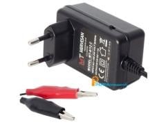 Mervesan 6V-12V 1A Akü Şarj Cihazı