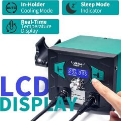 Yihua 938BD+ II 810W Sıcak Hava Üflemeli Havya İstasyonu