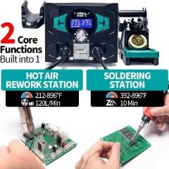 Yihua 938BD+ II 810W Sıcak Hava Üflemeli Havya İstasyonu