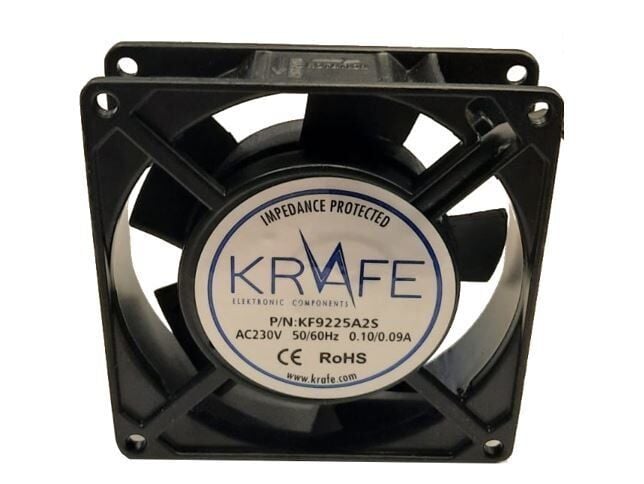 Krafe 92x92x25  220V  Ac Fan 3 Kablolu