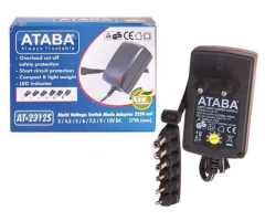 Ataba AT-2312S 3-12V 2A Çok Uçlu Kademeli Adaptör