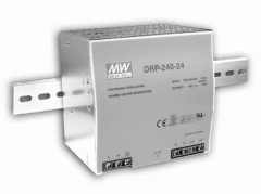 240W 24V 10.0A 85-264V Monofaze Ray Montaj Güç Kaynağı