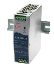 120W 48V 2.5A 88-264V SDR Minyatür Ray Montaj Güç Kaynağı