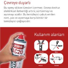 Prolink AC20 Yağlı Kontak Sprey 200ml