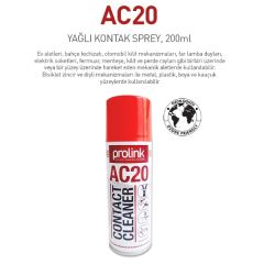 Prolink AC20 Yağlı Kontak Sprey 200ml