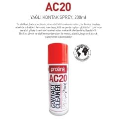 Prolink AC20 Yağlı Kontak Sprey 200ml
