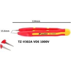 Proskit TZ-V302A VDE 1000V İzoleli Keskin Uçlu Cımbız 134mm