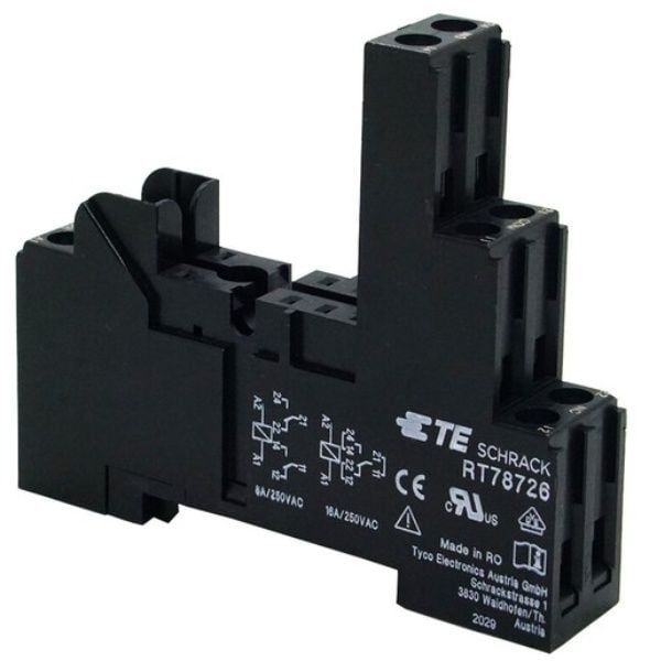 Schrack RT78726 8 Pin Ray Tipi Röle Soketi