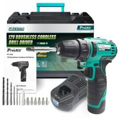 Proskit PT-1216F 12V Li-Ion Şarjlı Matkap Vidalama