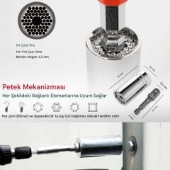 Proskit SD-2325 25 Parça T-Saplı Cırcır Anahtar Seti