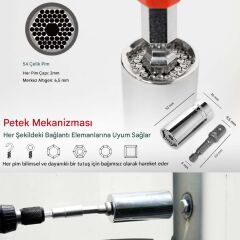 Proskit SD-2325 25 Parça T-Saplı Cırcır Anahtar Seti