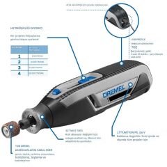 Dremel 7760 Ja Lite Çok Amaçlı Akülü El Motoru