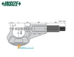 İnsize 3109-25A Dijital Mikrometre