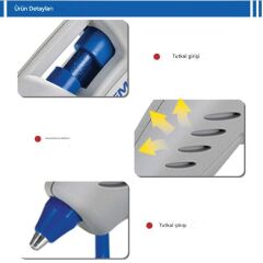 Dremel 930 7mm Sıcak Silikon Tabancası