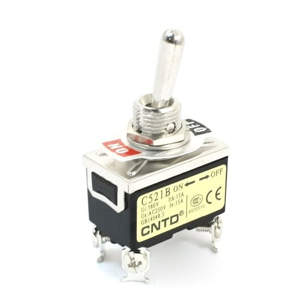 Cntd C521B On-Off 4 Pin Toggle Switch