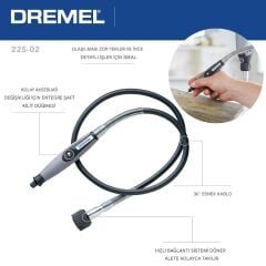 Dremel 225 Spiral Bükülebilir Esnek Mil Şaft